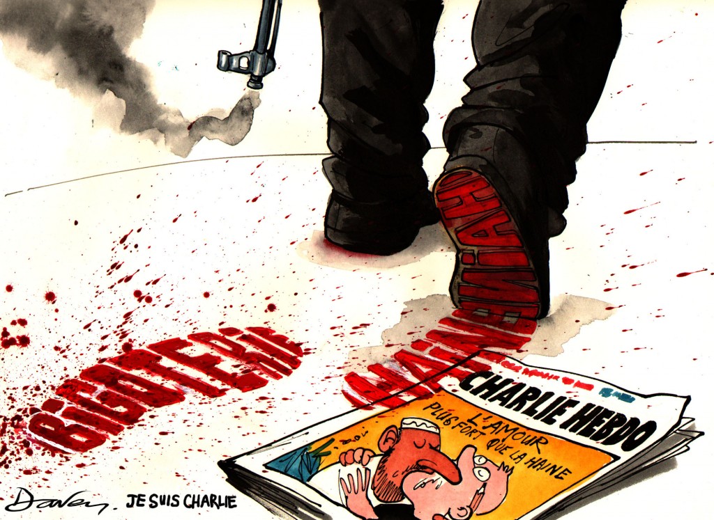 "After Charlie Hebdo 2015" Andy Davey